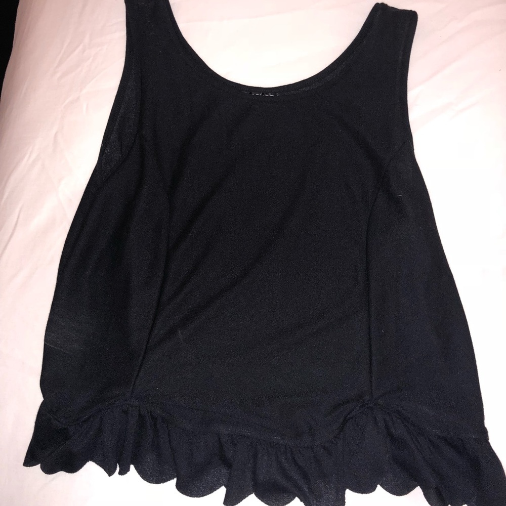 Top shop Black sleeveless crop top